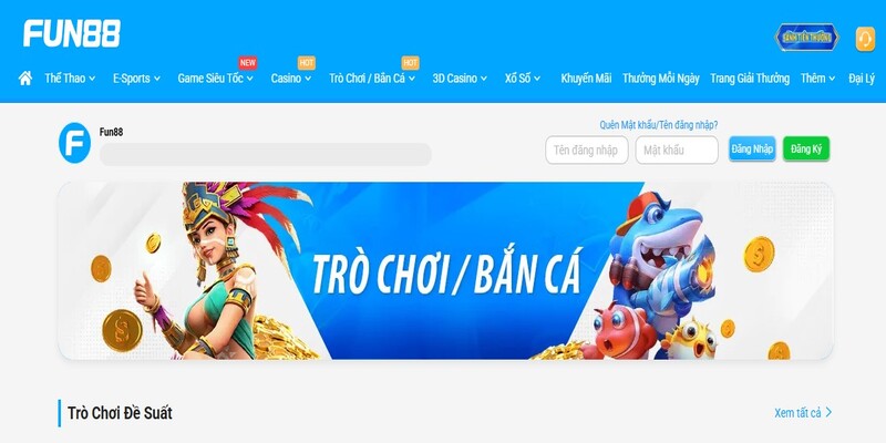 bắn cá đổi thưởng online
